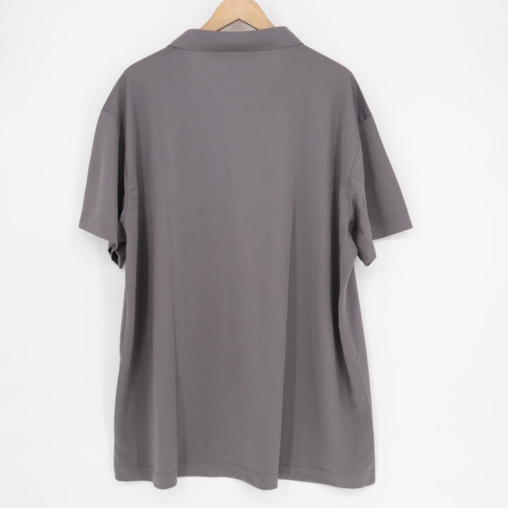 Polo Shirt Mens 3XL Faded Black Short Sleeve Collared Golf Tennis Performance