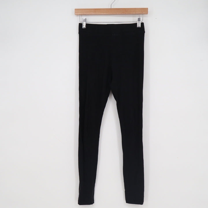 Forever 21 Womens Solid Black Elastic Waist Slim Fit Leggings Size Small