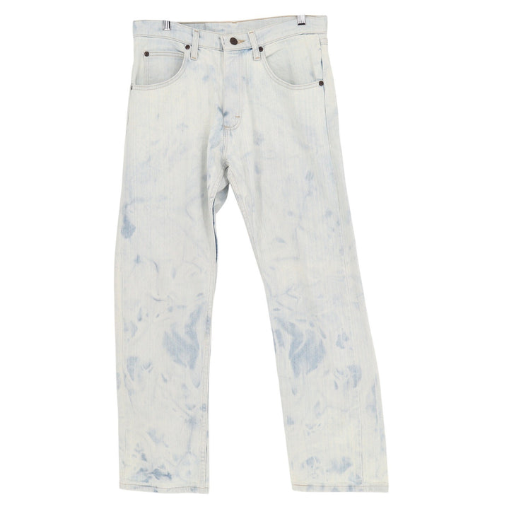 Wrangler Premium Quality Acid Wash Straight Leg Jeans Light Blue 30x30