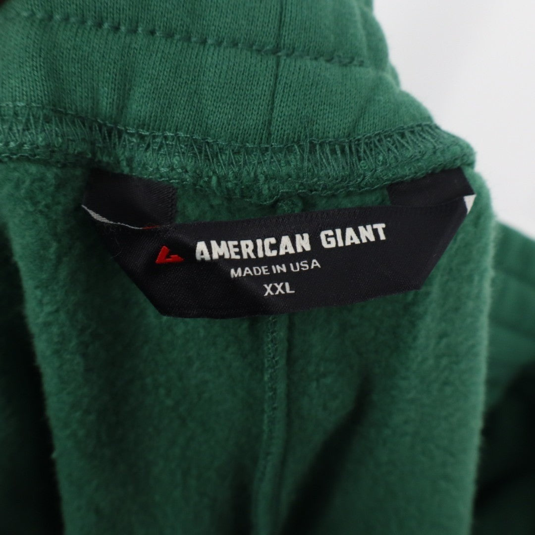 American Giant Classic Sweatpant Male 2XL Hunter Green Cotton Drawstring Waist