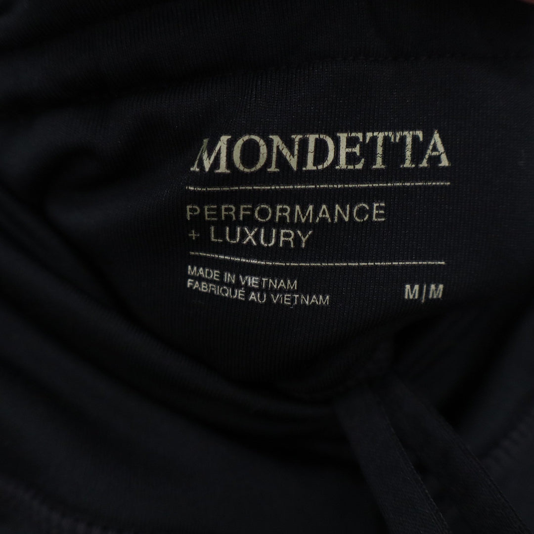 Mondetta Performance Luxury Black Leggings with Pockets and Reflective Trim M