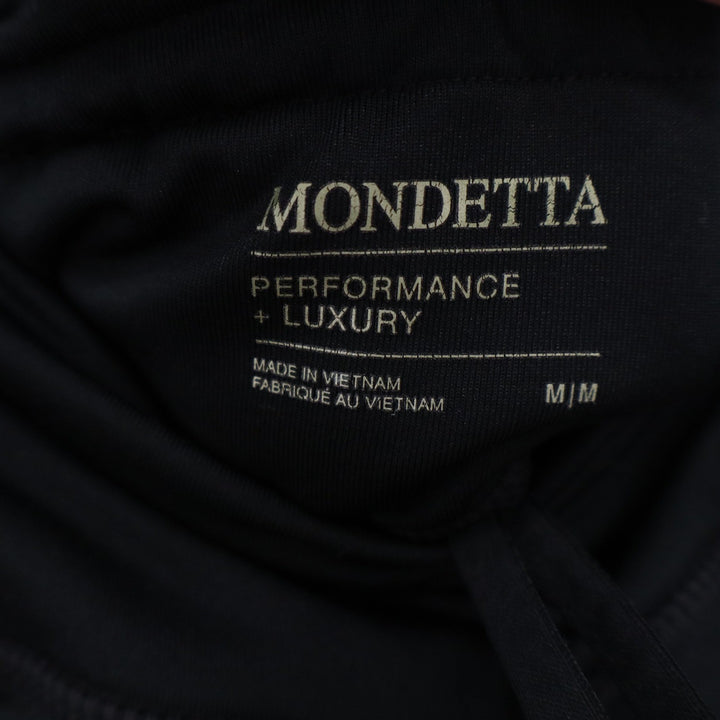 Mondetta Performance Luxury Black Leggings with Pockets and Reflective Trim M