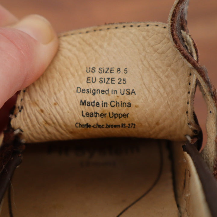 Pediped Charlie Penny Loafer Toddler US 8.5 Brown Leather Slip On Dress Shoes