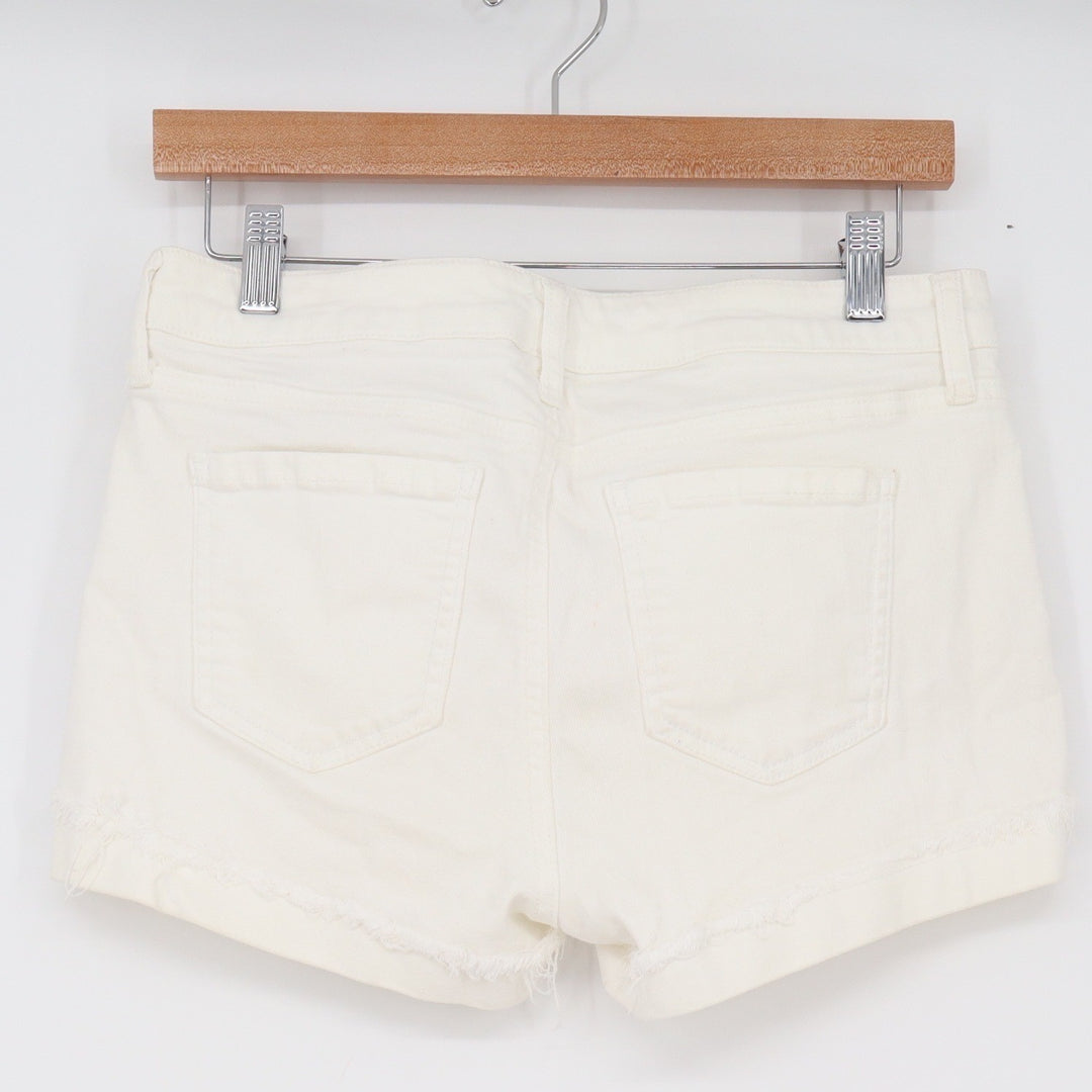 Celebrity Pink Denim Shorts Women's 9 White Distressed Excellent