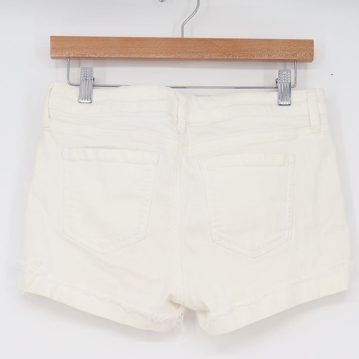 Celebrity Pink Denim Shorts Women's 9 White Distressed Excellent