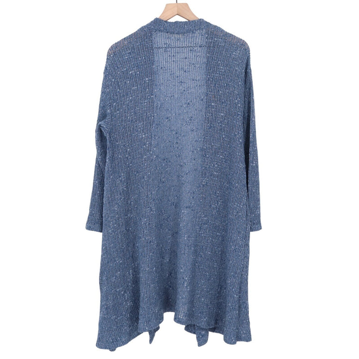 Altar'd State Cardigan Sweater Womens L Blue Open Knitted Long Sleeve Pullover