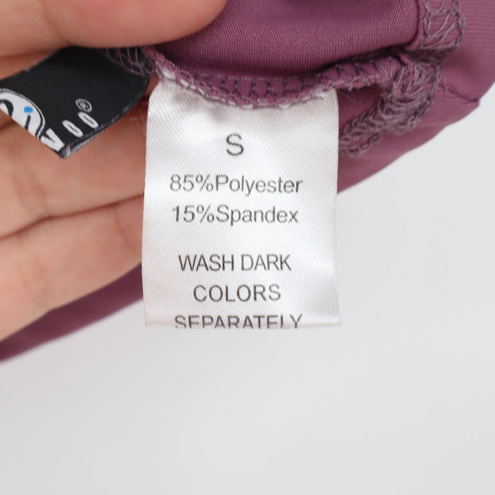 Unbranded Athletic Shirt Womens S Plum Short Sleeve Flatlock Seam Excellent
