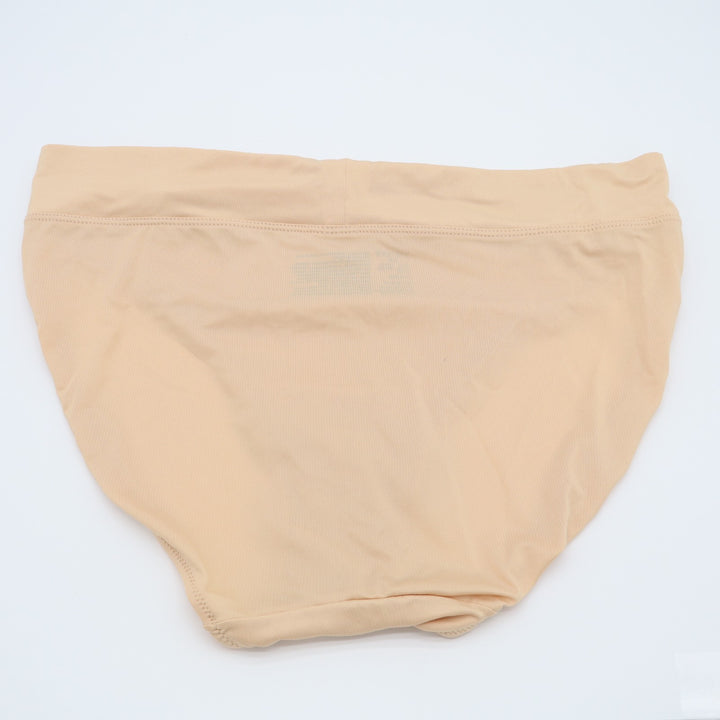Warners No Pinching No Problems Dig Free Comfort Waist Hi Cut Panty Large Beige
