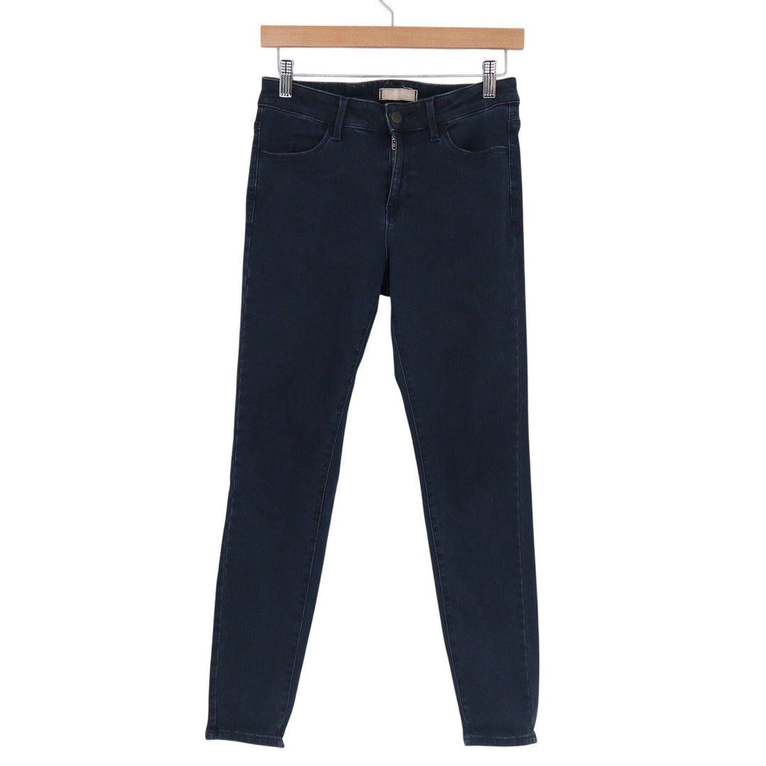Uniqlo Ultra Stretch Skinny Fit Jeans Dark Indigo Blue Denim Womens Size 26