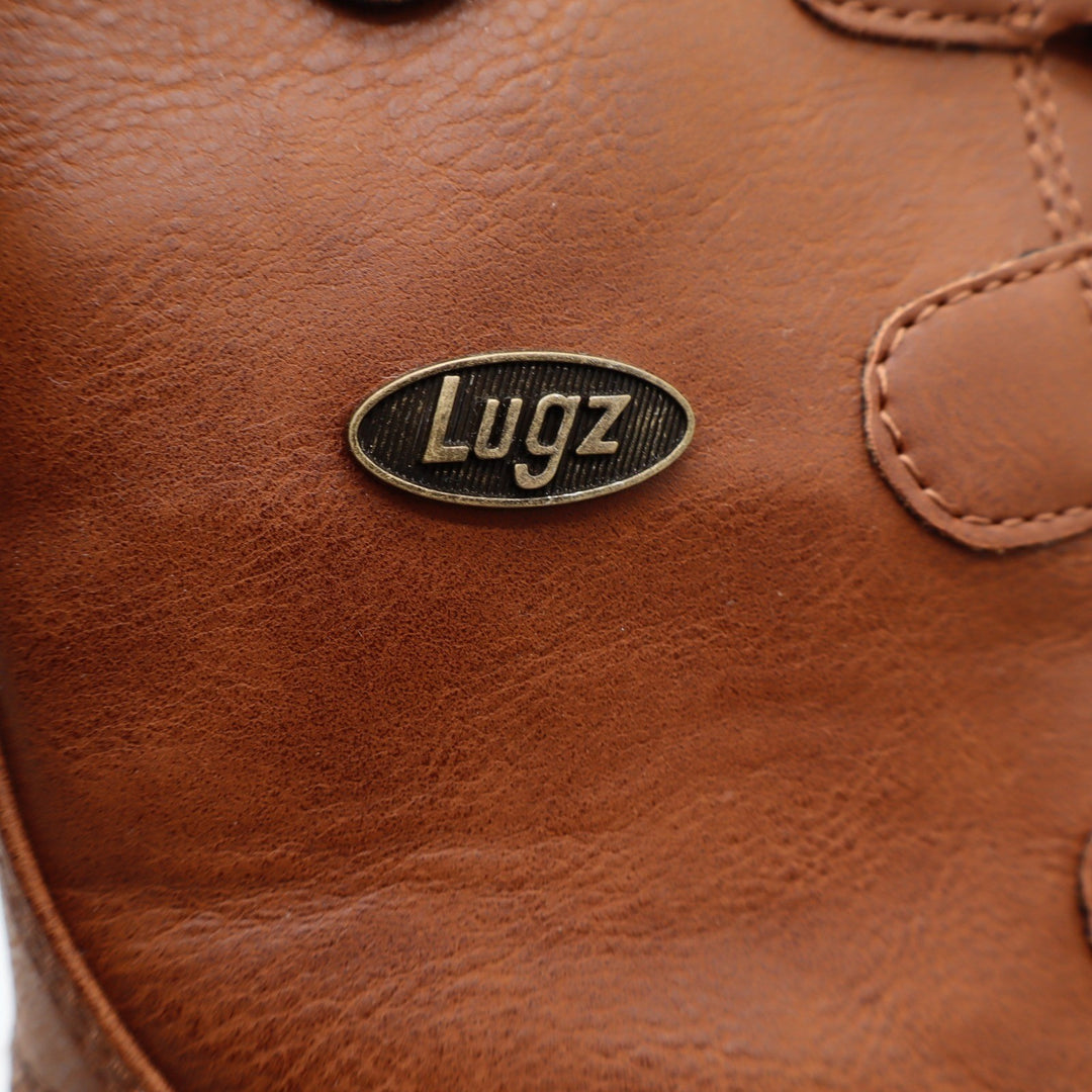 Lugz Duck Boots Womens 8 Tallulah Brown Black Water Resistant Faux Fur New