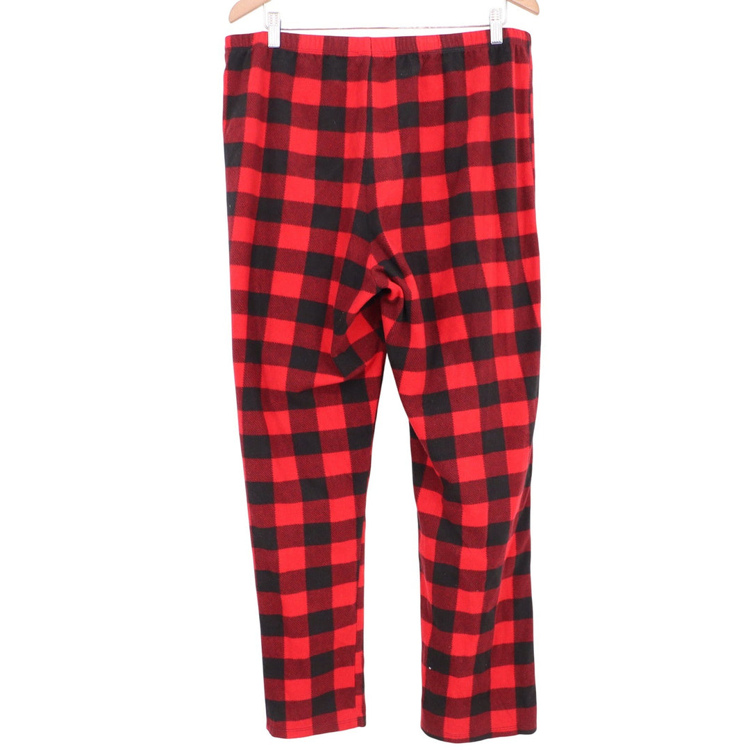 Wondershop Target Womens Red Black Buffalo Plaid Fleece Pajama Pants Large