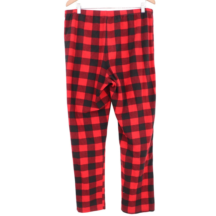 Wondershop Target Womens Red Black Buffalo Plaid Fleece Pajama Pants Large