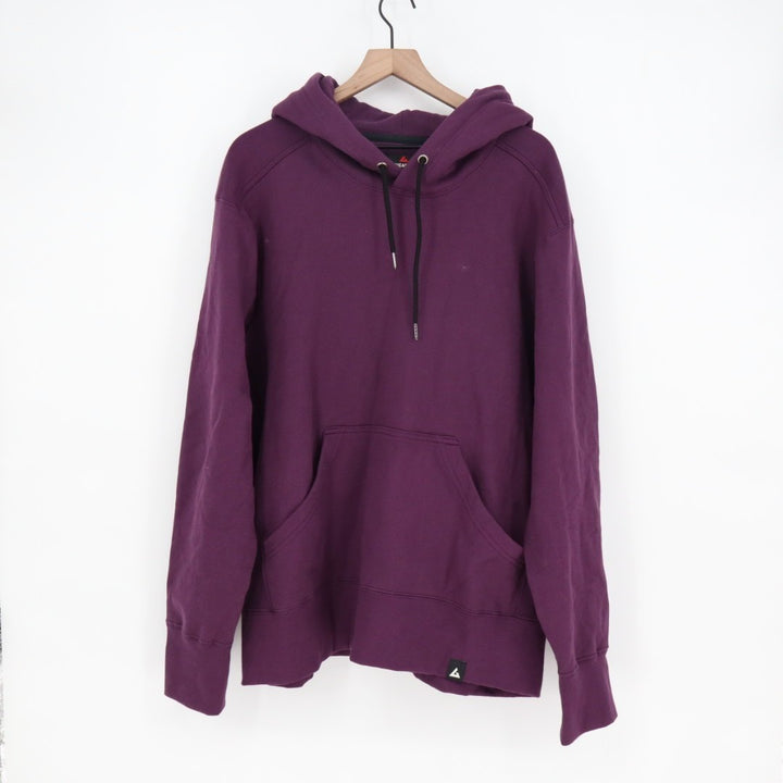 American Giant Classic Hoodie Mens XL Blackberry Wine Fleece Lined Logo Cotton