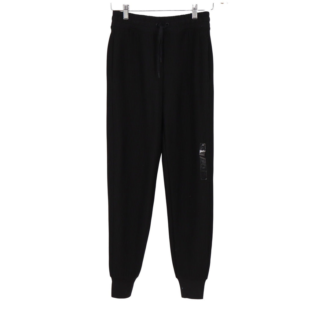 DSG So Soft Ottoman Jogger Womens XS Pure Black Ribbed Tapered Sweatpants