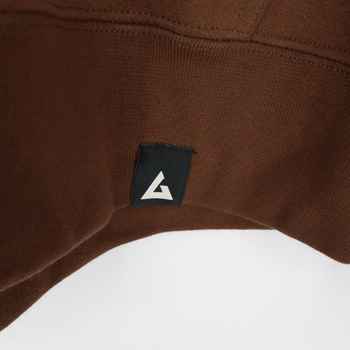 American Giant Bomber Jacket Mens M  Brown Full Zip Cotton Ribbed Fleece Lined