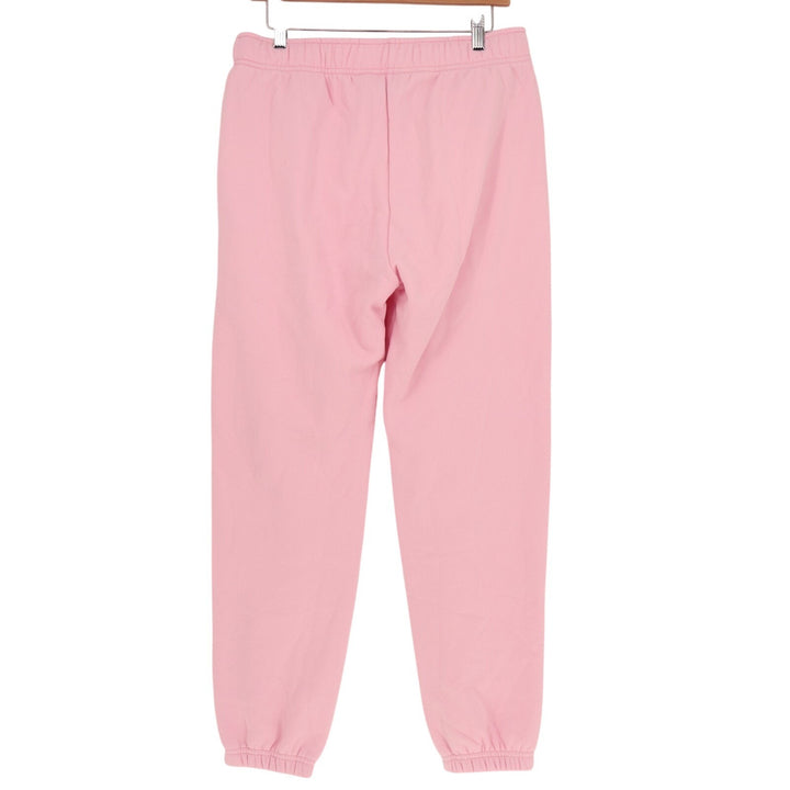 American Giant Classic Sweatpants Womens Medium Pink Cotton Ribbed Tapered Leg