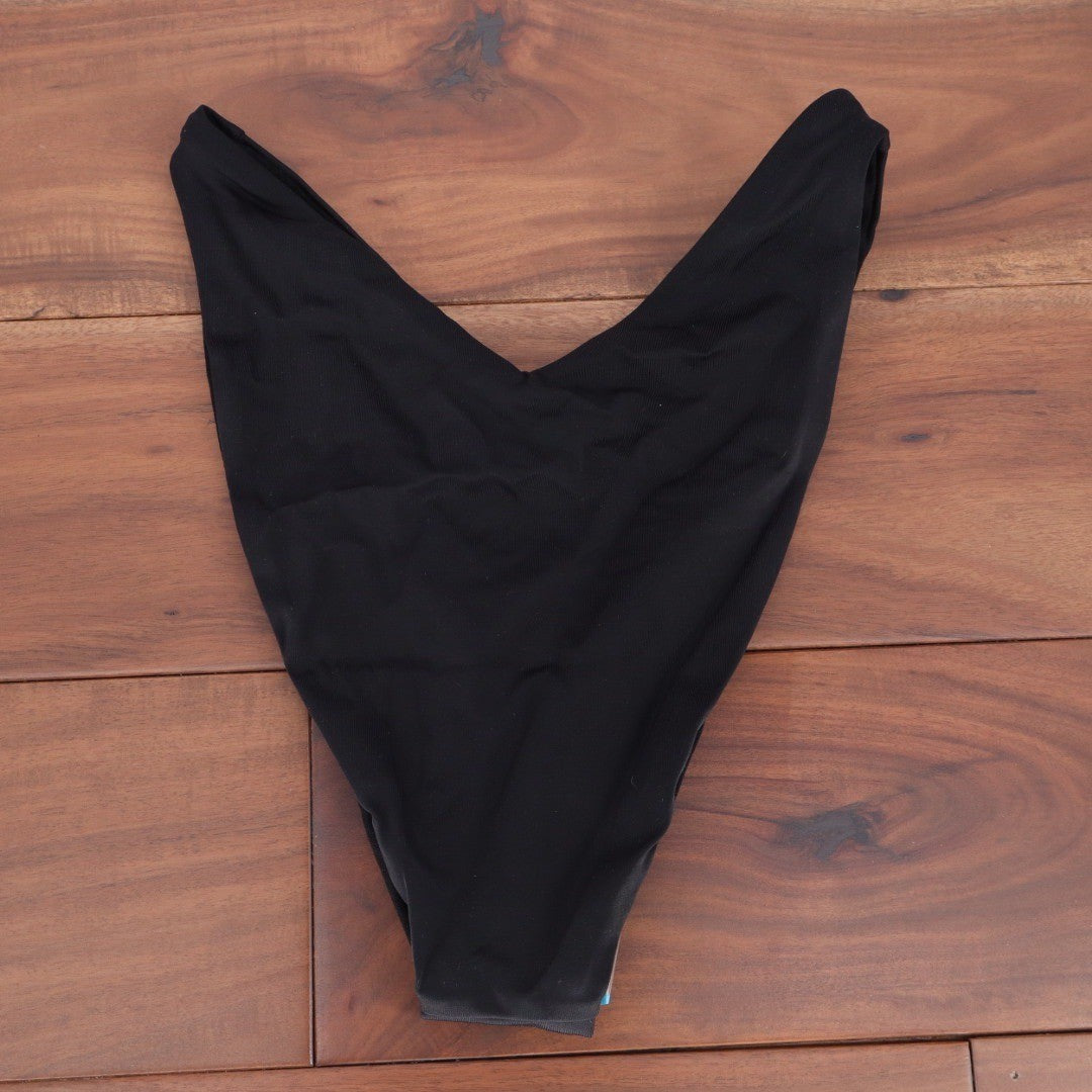ASOS DESIGN Recycled Mix Match V Front High Briefs Black Size UK 6 US 2