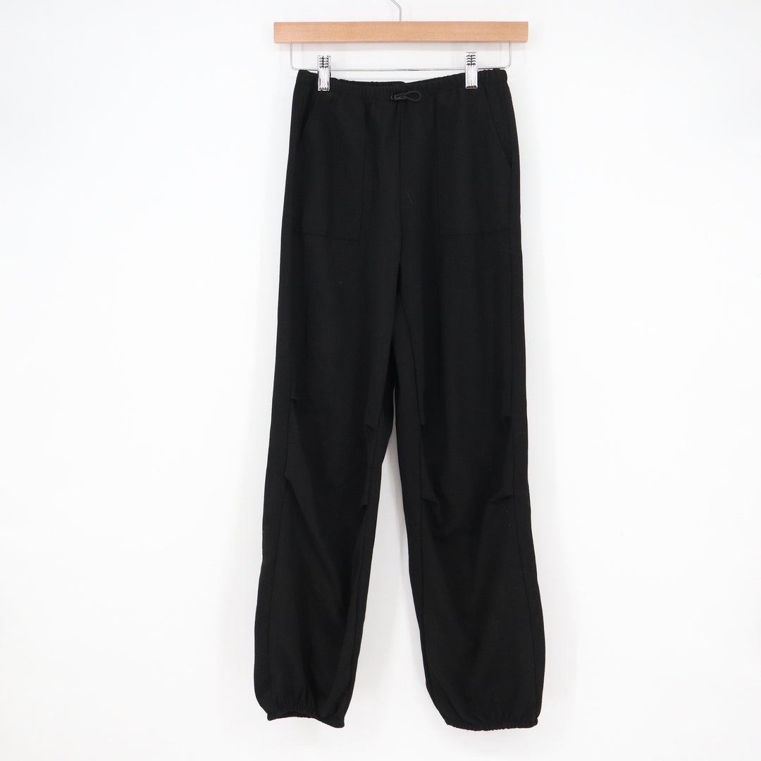 Zara Girls Black Parachute Jogger Pants Elastic Waist Size 13-14