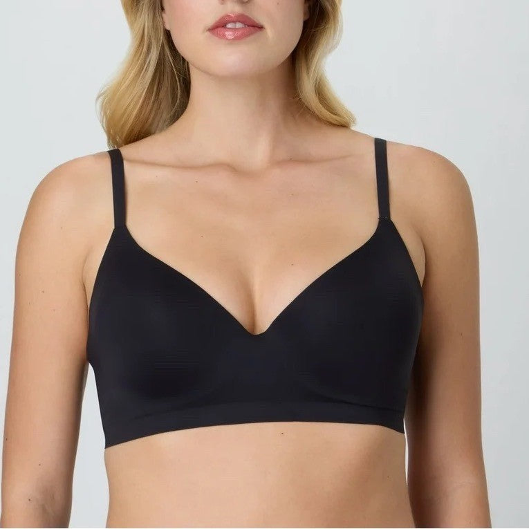 Maidenform Barely There T-Shirt Bra Womens 36C Black Underwire Adjustable Strap