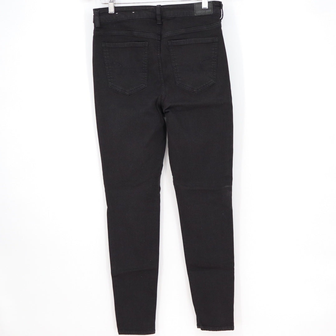 American Eagle Ne(x)t Level Stretch Skinny Jeans Black High Rise Size 10 Regular