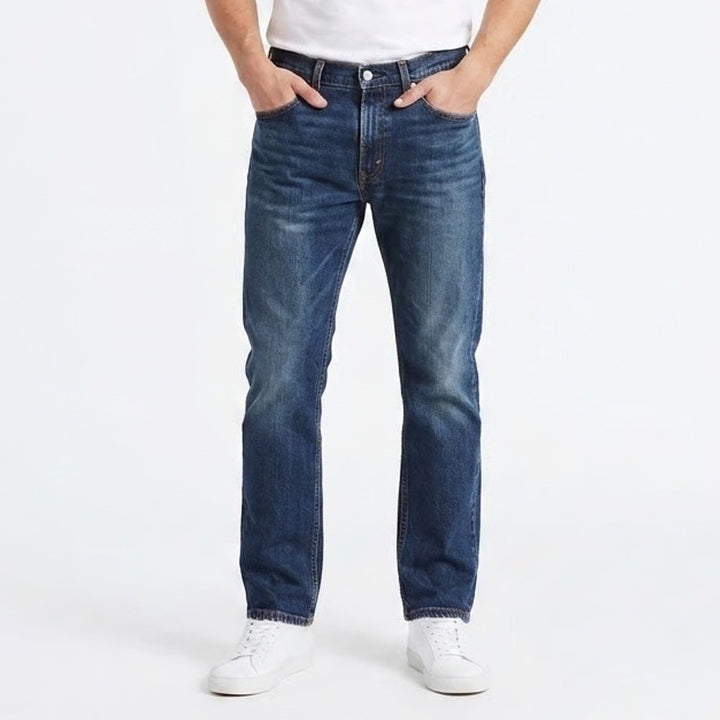 Levis 511 Slim Fit Mens Jeans 32x30 Medium Wash Blue Stretch Denim