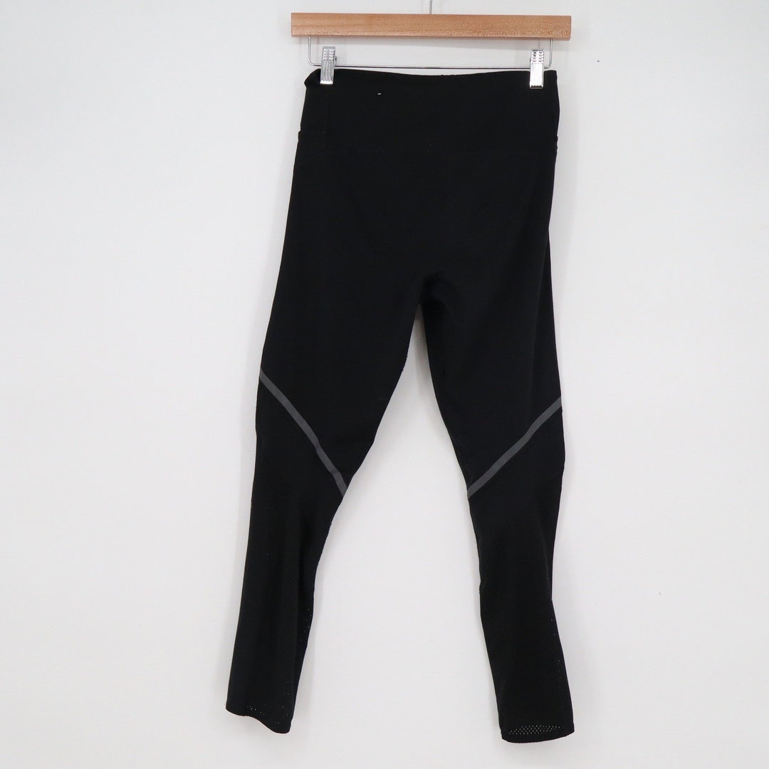 Adidas Aeroready Womens Running Leggings Black High Rise Reflective Size S