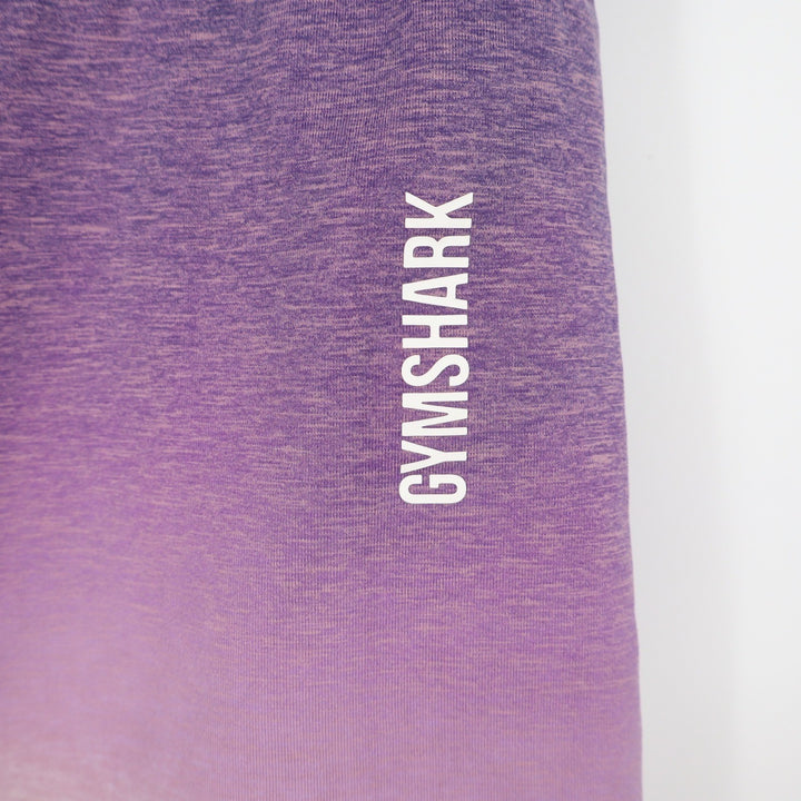 Gymshark Adapt Ombre Seamless Shorts Purple Pink High Waisted Small