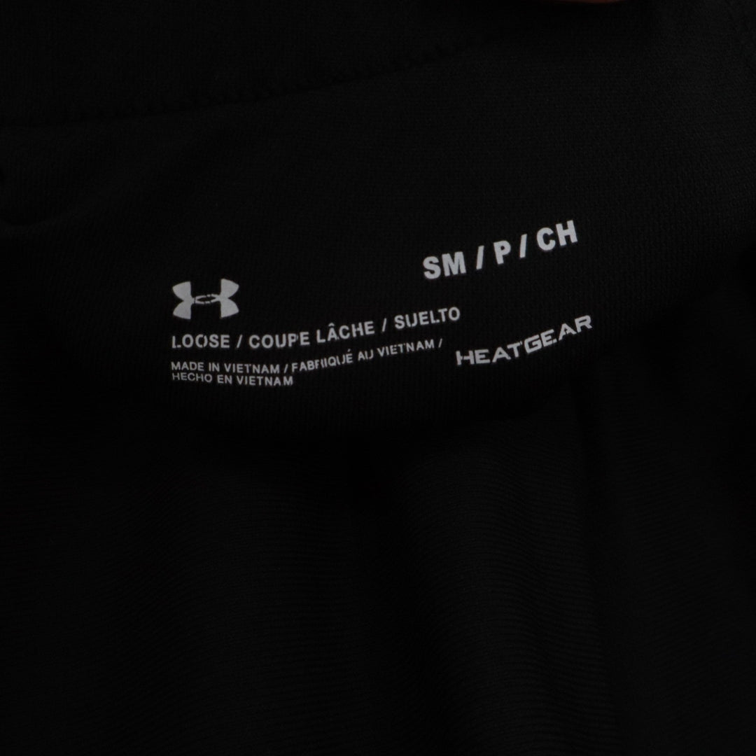 Under Armour Play Up 3.0 Shorts Womens Small Black HeatGear Athletic Running
