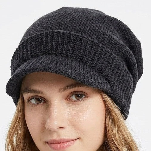 Jeep Beanie Hat Unisex One Size Navy Blue Tight Knit Warm Wear Casual Cuffed Hem