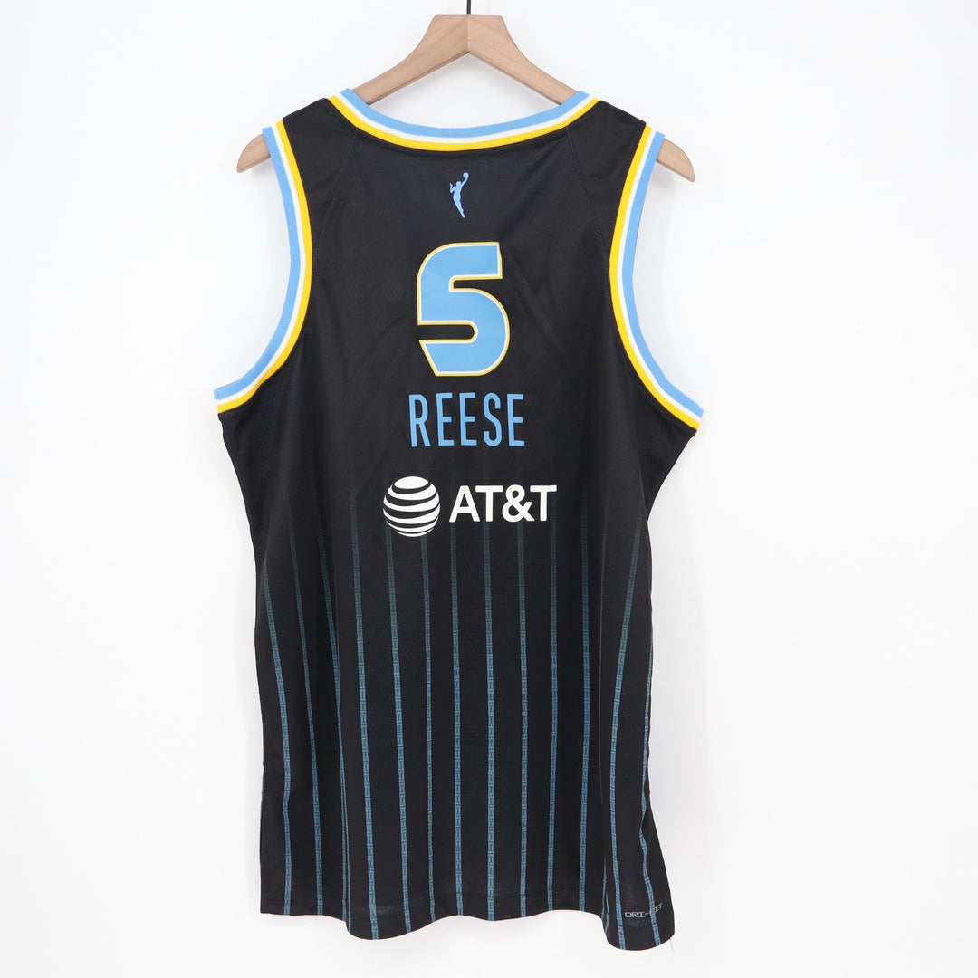 Nike Chicago Sky Angel Reese #5 Explorer Edition WNBA Jersey Black Womens L