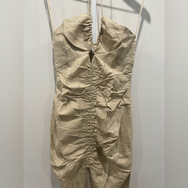 Rumer Estelle Halter Maxi Dress Size M