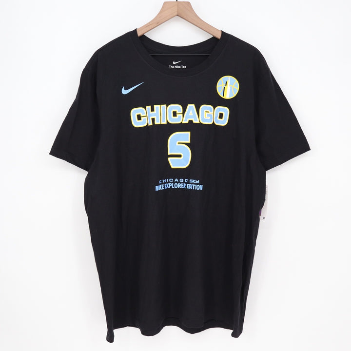 Nike Chicago Sky Angel Reese 5 Explorer Edition Black T-Shirt Mens XL