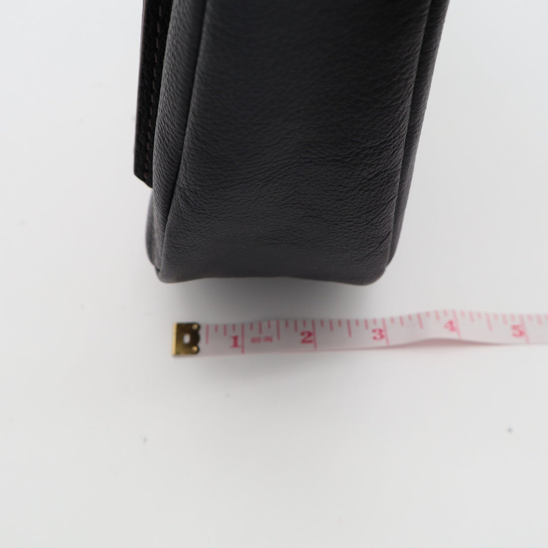 Fossil Skylar Womens Handbag Black Pebbled Leather Inner Pockets Shoulder Bag