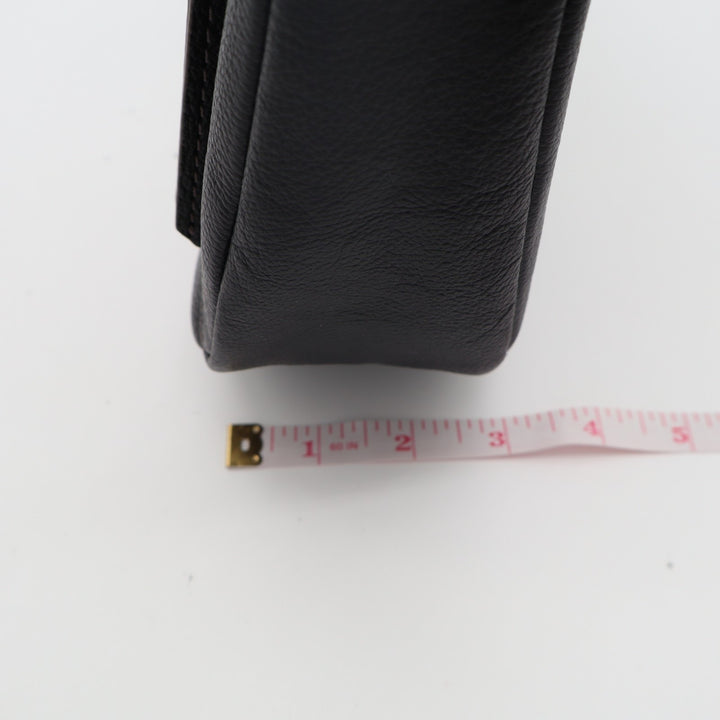 Fossil Skylar Womens Handbag Black Pebbled Leather Inner Pockets Shoulder Bag
