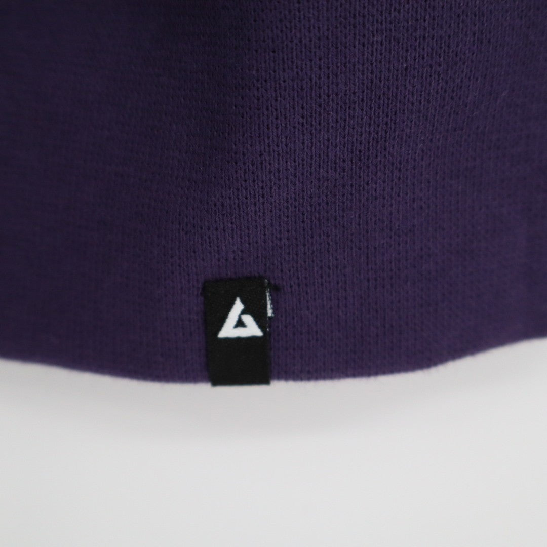 American Giant Hoodie Women Medium Purple Fleece Lined Kangaroo Pocket Full Zip