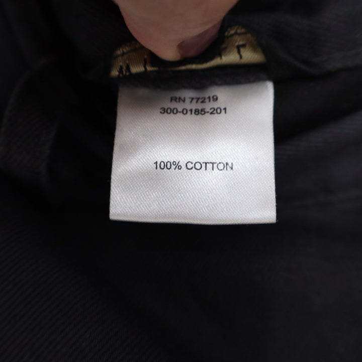 Twinhill Mens Black 100% Cotton Chino Pants Straight Leg 32x28