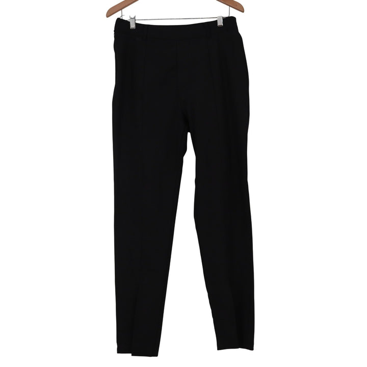 SHEIN Black High Waisted Tailored Slim Leg Trousers Pants Size 10