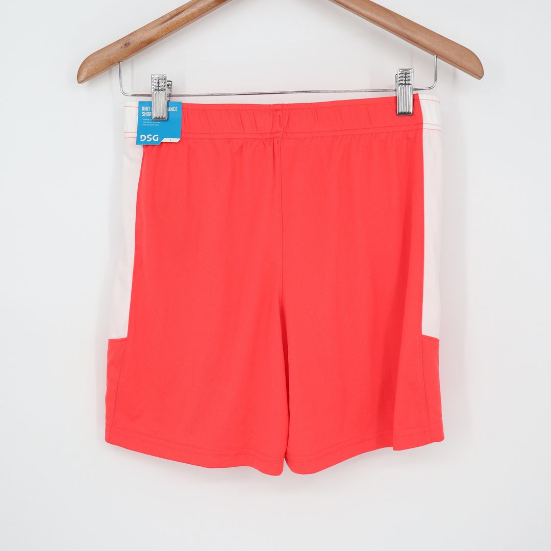 DSG Boys All Sport Short Cabana Coral Pure White L 14-16 NEW