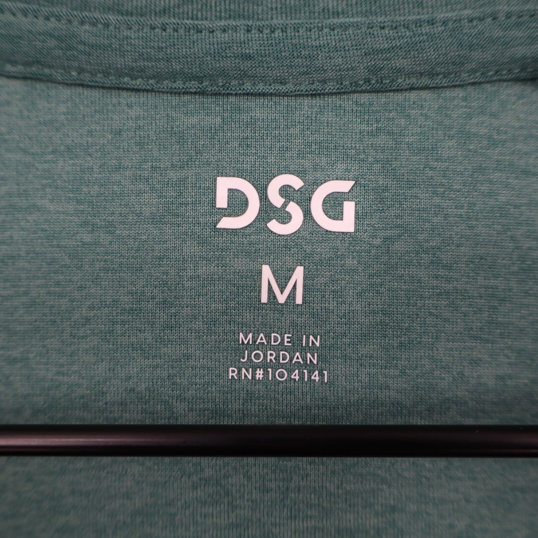 DSG Tank Top Womens Medium Green Stretch Crew Neck Performance Running Yoga