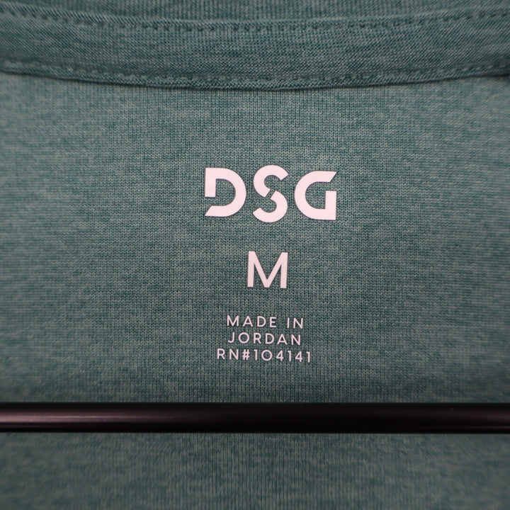 DSG Tank Top Womens Medium Green Stretch Crew Neck Performance Running Yoga