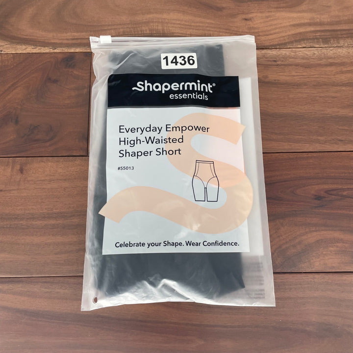 Shapermint Essentials Everyday Empower High Waisted Shaper Short Black Size L