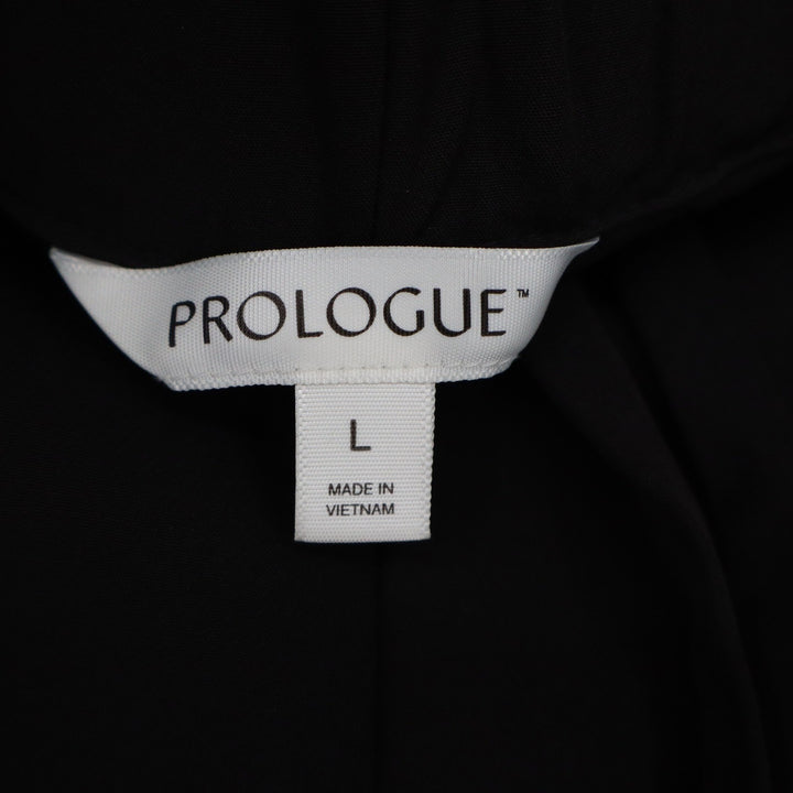 Prologue Mens Black Elastic Waist Drawstring Jogger Pants Size L