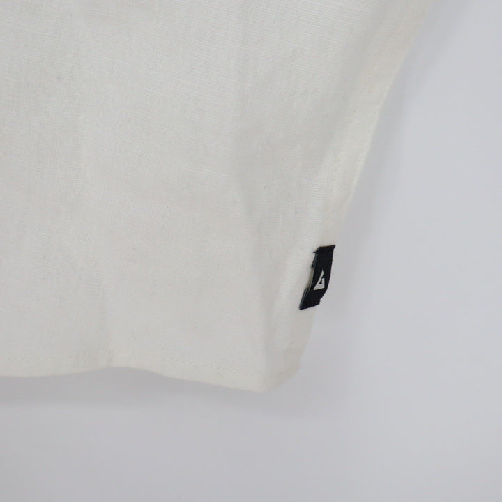 American Giant Men's Resort Shirt Linen Size L Made In USA
