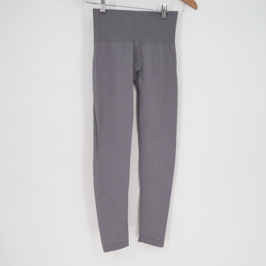 NVGTN Seamless Contour Leggings Womens Small Gray High Waist Skinny Leg Stretch