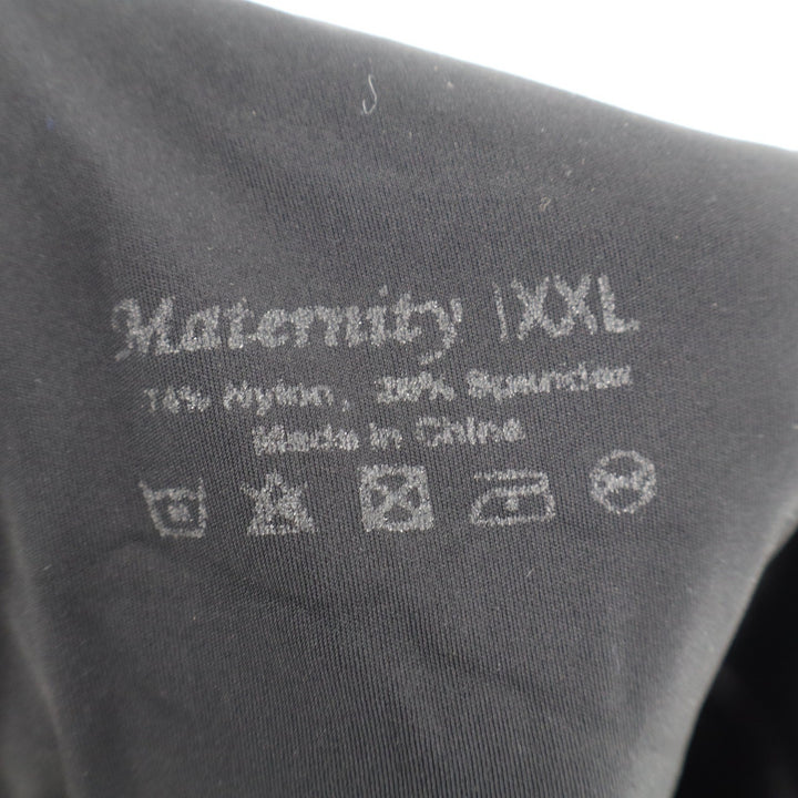 Maternity High Waisted Black Leggings XXL Stretch Comfort Over the Bump