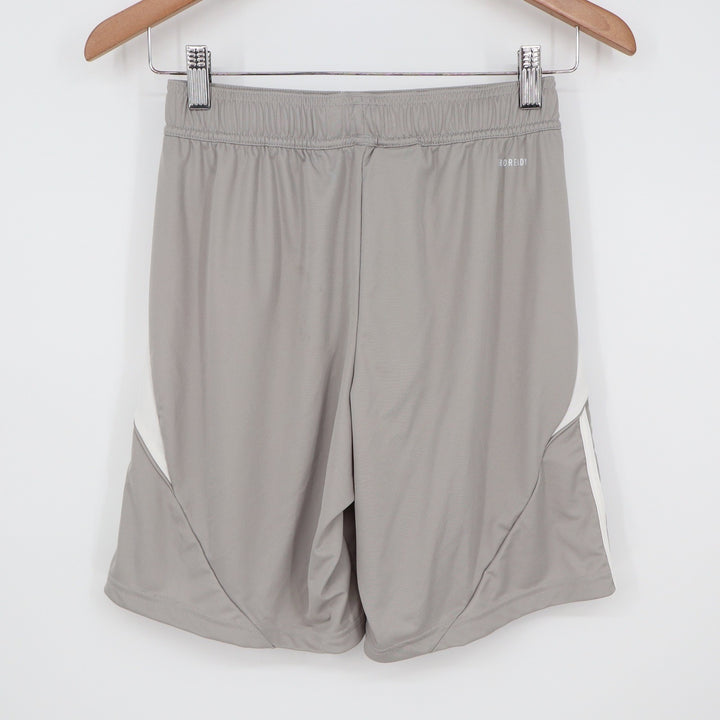 Adidas Mens Tiro 24 Soccer Shorts Grey White XS NEW