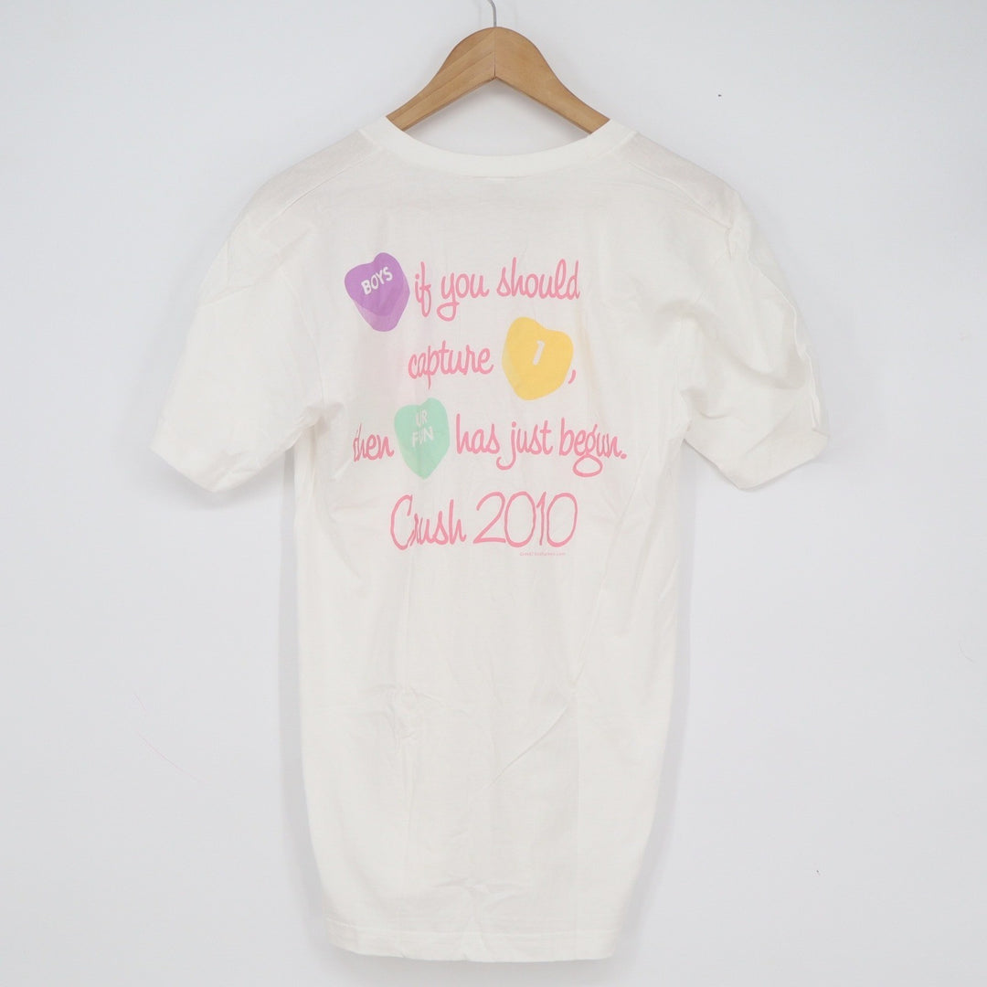 American Apparel Mens S White Delta Delta Delta Tri Delta Crush 2010