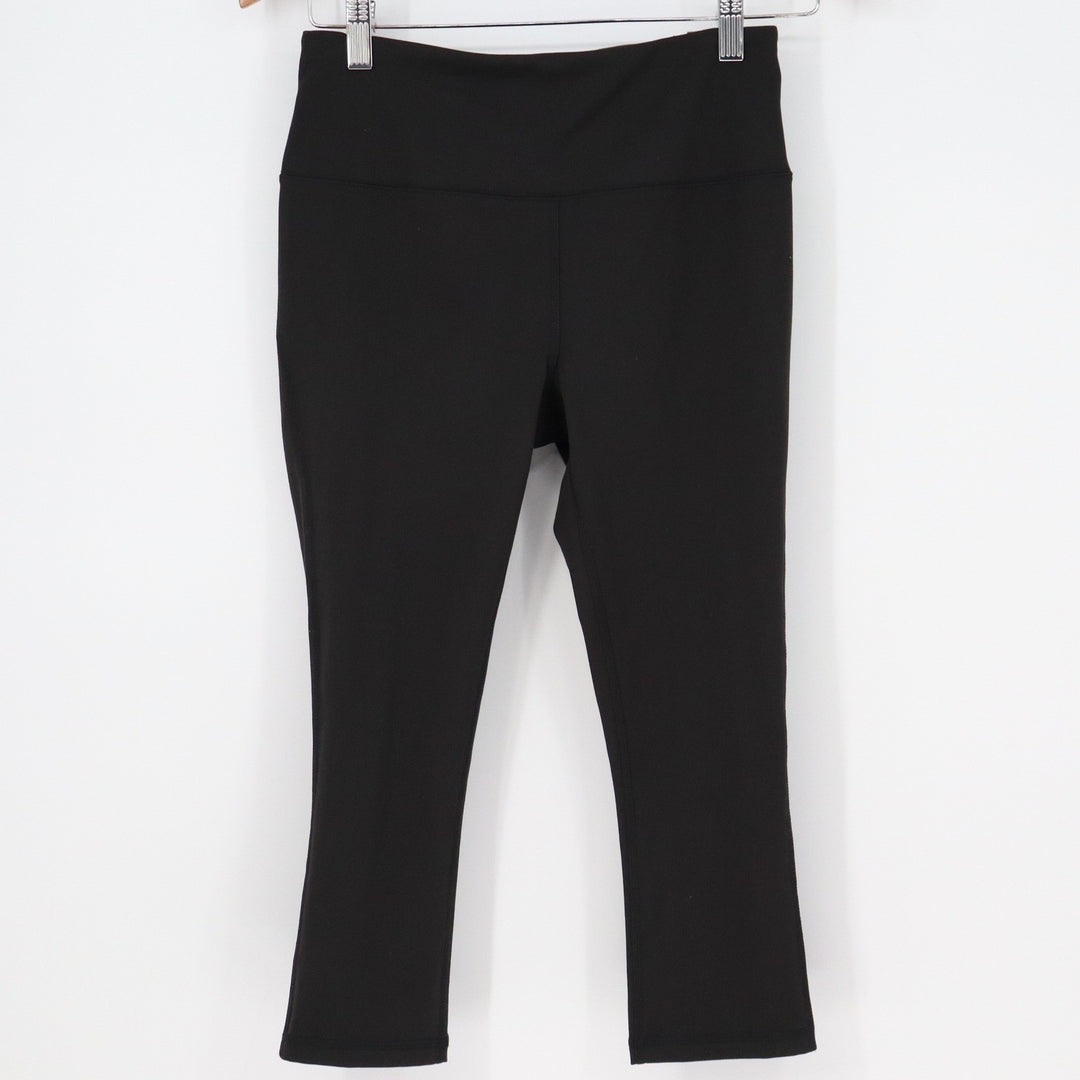 DSG Womens Momentum Capri Leggings Pure Black High Rise Small