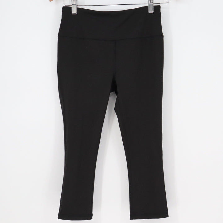 DSG Womens Momentum Capri Leggings Pure Black High Rise Small
