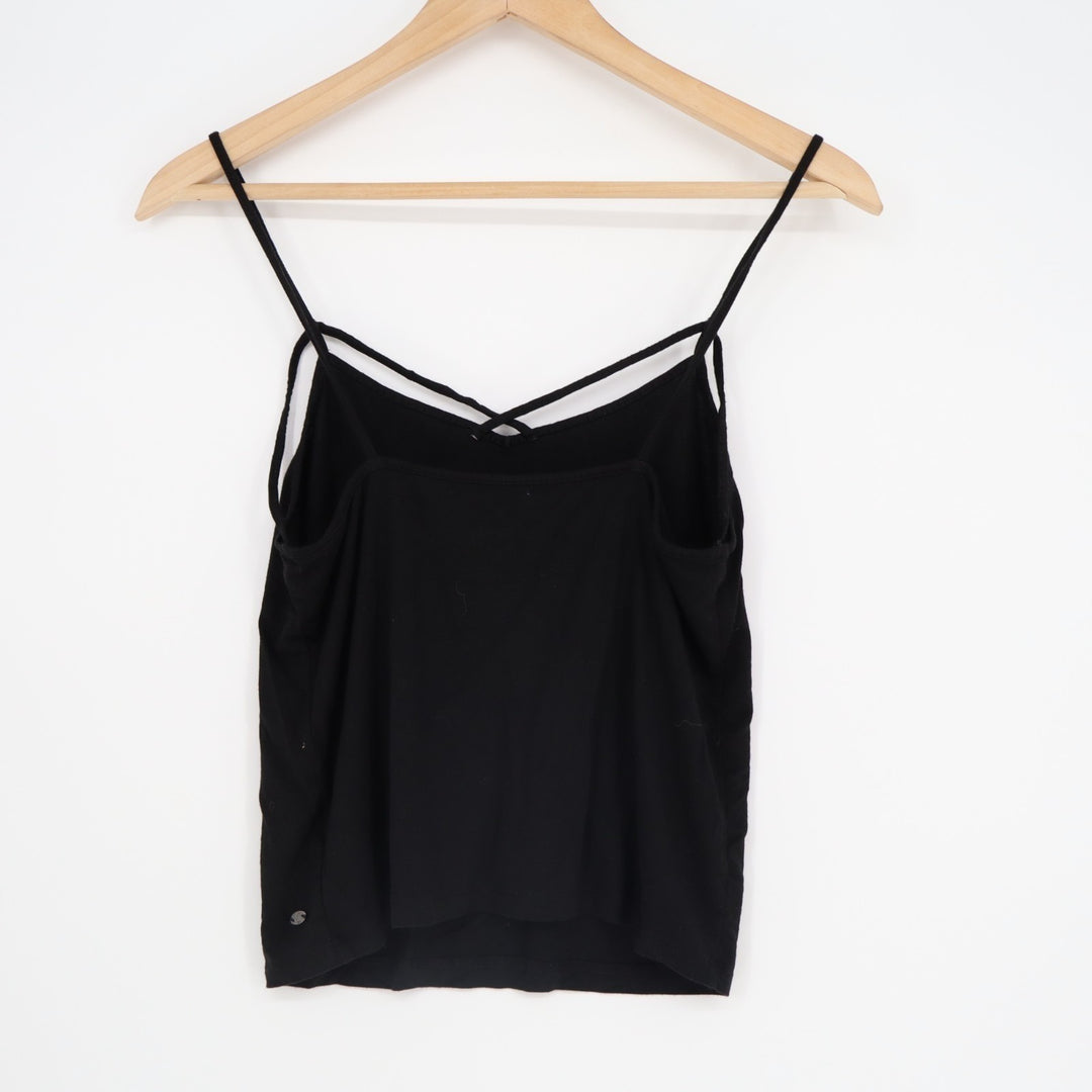American Eagle Outfitters Soft & Sexy Cami Tank Womens M Black Spaghetti Strap